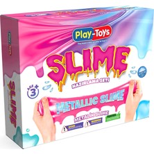 Mythriva Playtoys Dıy Slime Hazırlama Seti, Metalik Parlak Slime Kiti, Stem Destekli Duyusal ve Yaratıcı Oyuncak, 3+ Yaş Çocuklar Için
