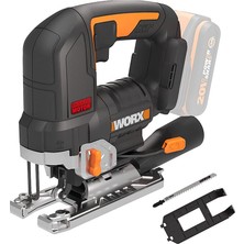 Mythriva Worx WX542.9 20VOLT Profesyonel Kömürsüz Dekupaj Testere (Akü Dahil Değildir)