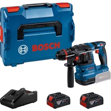 Mythriva Bosch Gbh 18V-22 x Akülü Kırıcı-Delici (2 x 4.0 Ah; L-Boxx)