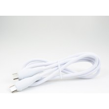 Winex CA120 PD20W 3A Type-C To Type-C Data ve Hızlı Şarj Kablosu Beyaz