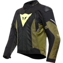 Dainese Daınese Cek Super Sprınt D-Dry Jacket Black Green Fluo Yellow - Beden 56