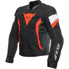Dainese Daınese Ceket Avro 5 Tex Jacket Black Red-Fluo Whıte - Beden 48