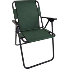 Mythriva Bofigo Katlanabilir Kamp Sandalyesi, Yeşil, 57X37X80 Cm, Plastik Kollar, Güçlü Kumaş