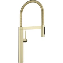 Mythriva Blanco 527476 Culina Iı Pull-Down Yarı Pro Mutfak Bataryası - 1.5 Gpm - Saten Altın