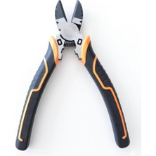 Mythriva Profesyonel Yan Keski, 160 Mm, Ergonomik Saplı, Turuncu Siyah