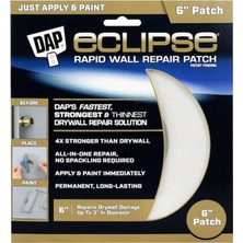 Mythriva Dap 7079809165 Onarım Tutulması Duvar Yaması, 15,5 Cm, Şeffaf, Beyaz