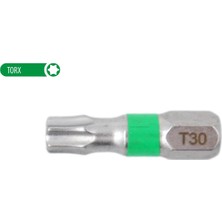 Mythriva Ceta Form T30 x 25 mm Torx Bits Uç Renk Kodlu CB/811TC