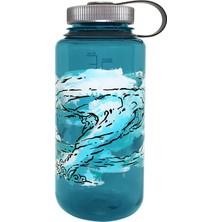 Mythriva Nalgene Unisex – Yetişkin Wh Içecek Şişesi, Elements Turkuaz, 1 L