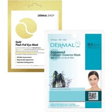 Mythriva Dermal 3 Katmanlı Gold Göz Maskesi ve Nemlendirici Yumuşatıcı Deniz Yosunu Özlü Kolajen Maske