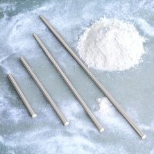 Mythriva BADEM10 Alüminyum Metal Oklava 4'lü Set Börek Hamur Yufka Açma Silindir Yuvarlak Uzun Kısa Mutfak Araç