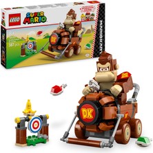 Mythriva LEGO Super Mario: Mario Kart – Donkey Kong ve Dk Jumbo 72033-8 Yaş ve Üzeri Çocuklar Için Koleksiyonluk Yaratıcı Oyuncak Yapım Seti (387 Parça)