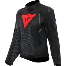 Dainese Daınese Cek Super Sprınt D-Dry Jacket Wmn Black Black Red Lava - Beden 40