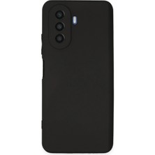 Huawei Nova Y70 Kılıf First Silikon - Siyah
