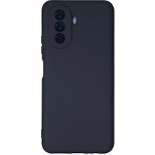 Huawei Nova Y70 Kılıf Nano Içi Kadife Silikon - Lacivert
