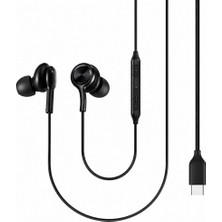Winex Akg Type-C Mikrofonlu Kablolu Kulaklık Siyah