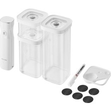 Neva Home Fresh & Save Cube Vakum Başlangıç Seti 6 Parça Beyaz