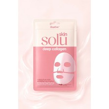 Neva Home Skin Solu Deep Kolajen Eriyen Yüz Maskesi - Nemlendirici Cilt Bakım Maskesi - Kolajen, Hyalüronik Asit ve Bitki Özleri Içerir - Nem Dengesi ve Pürüzsüz Görünüm Için