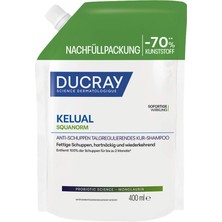 Neva Home Kelual Squanorm Yağlı Saçlar Için Arındırıcı Etkili Kepek Şampuanı Refill 400ML