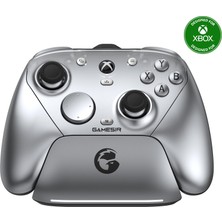 Neva Home G7 Pro Wired Controller For Xbox Series X|s, Xbox One, Wireless Gamepad For Pc&android With Tmr Sticks, Hall Effect Analog Triggers, 1000Hz Polling Rate, 3.5mm Audio Jack - Silver