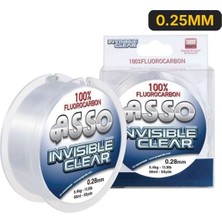 Asso Invisible Clear %100 Fluorocarbon Misina 50 Metre
