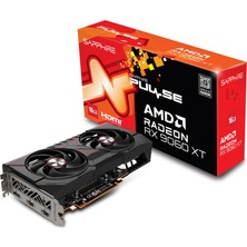 Neva Home Pulse Amd Radeon™ Rx 9060 Xt Gamıng Oc 16GB Dual Hdmı/dp Gpu, Ekran Kartı