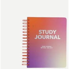 Flying Tiger Turuncu Mor Çalışma Planlayıcı Defter