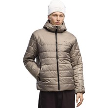 P685211 Puma Ess Hooded Padded Jacket Erkek Mont Haki