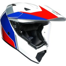 Agv Kask Ax-9 Multı Plk Atlante Wht Blu Red - Beden S