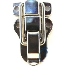 Evimdeyokyok Sandık, Kutu Klipsi, Ön Kilidi - 48X30MM, Nikel, 1 Adet