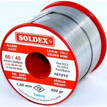 Evimdeyokyok 60-40 Lehim Teli 500 gr 1.6 mm - Sn:60 / Pb:40