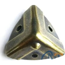 Evimdeyokyok Dekoratif, Kutu, Sandık Köşesi - 35X22 Mm, Küçük, Antik, 100 Adet