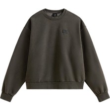 VN000T6TEMV1 Vans Premium Crewneck Erkek Sweatshirt Antrasit