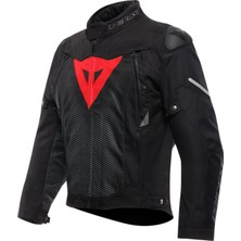 Dainese Daınese Cek Super Sprınt D-Dry Jacket Black Black Red Lava - Beden 54