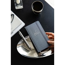 Mythriva Charmlı Süresiz Haftalık Planlayıcı Cep Ajanda 9X17 cm Füme