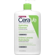 Mythriva Cerave Hydrating Cleanser, Nemlendiren Temizleyici, Normal ve Kuruya Dönük Ciltler Için, 976 ml
