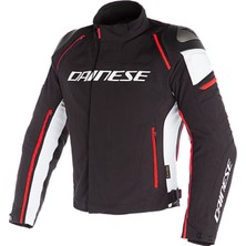 Dainese Daınese Racıng 3 D-Dry Jacket Blk Wht Fluo Red - Beden 54
