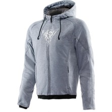 Dainese Daınese Bovısa Safety Hoodıe Full Zıp Grey Melange Black - Beden 54