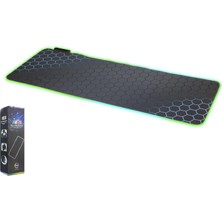 Marsilyan Rgb Mouse Pad 300 x 800 mm Mavi Petek ZR1001