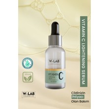W-LAB Cosmetics C Vitamini Aydınlatıcı Serum 30 ml – Tüm Cilt Tiplerine Uygun Leke Karşıtı, Ton Eşitleyici ve Nemlendirici Bakım