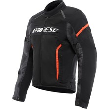 Dainese Daınese Ceket Aır Frame 3 Tex Jacket Black Red-Fluo - Beden 48