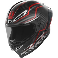 Agv Kask Pısta Gp Rr Mplk Performante Carbon Blk Red - Beden L