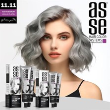 Asse Tüp Boya 60 ml 11-11 Küllü Platin Renk Uzun Süre Kalıcı Besleyici Krem Form