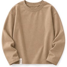 Cigit Mevsimlik Basic T-Shırt 2-10 Yaş Camel