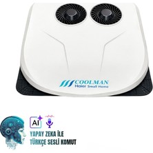 Coolman Haier Karavan Elektrikli Tavan Kliması Çift Fanlı - 12V