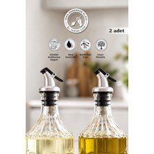 Glamis Selen Concept Akıllı Basmalı Yağdanlık Tıpası 2'li Set - Sızdırmaz Damlatmaz Universal Şişe Ağzı