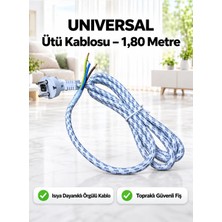 Öz Beyaz Eşya Grundıg – Beko Uyumlu Ütü Kablosu 1,80 Metre