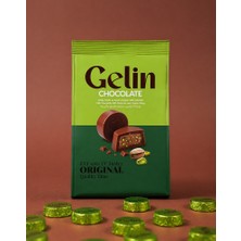 Evliya Şekerleme Gelin Antep Fıstık Parçacıklı Sütlü Çikolata 300G