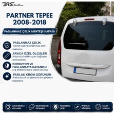 Peugeot Partner Tepee Uyumlu 2008-2018 Krom Menteşe Kapağı 2 Parça Paslanmaz Çelik