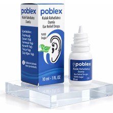 Poblex Kulak Rahatlatıcı Damla %100 Doğal Yağlarla Formüle Edilmiş Günlük Kulak Bakımı 10 ml