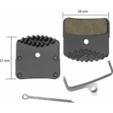 Ezmtb BP1024 Yarı Metal Soğutuculu Balata Shimano Mtb Deore/slx/saint/zee/xt Uyumlu DSC-649